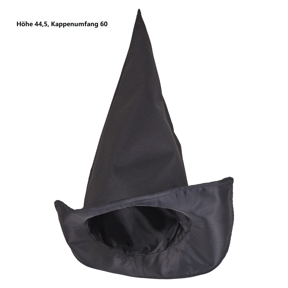 Halloween Zauberer Hexenhut Erwachsene Kinder Ball Party Dress Up Kopfbedeckung Requisiten Schwarze Hexe Scharfer Hut