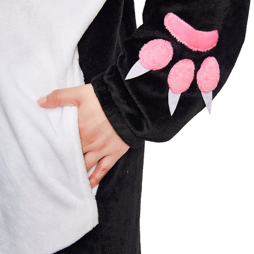 Erwachsene Unisex Riesenpanda Tier kostüm grün Schlafanzug einteiliger Pyjama