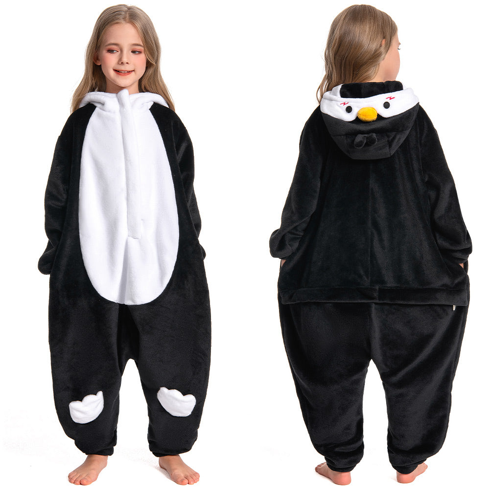 Kinder Rentier Tierkostüm Frosch Rentier Pinguin Rosa Dinosaurier Schlafanzug einteiliger Pyjama