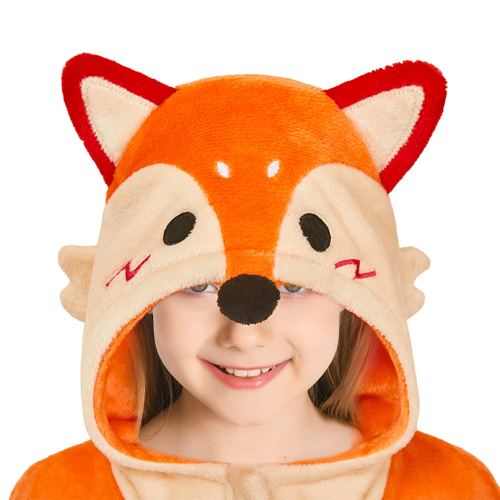 Kinder Bezaubernder Fuchs-Kinderstofftier Schlafanzug einteiliger Pyjama