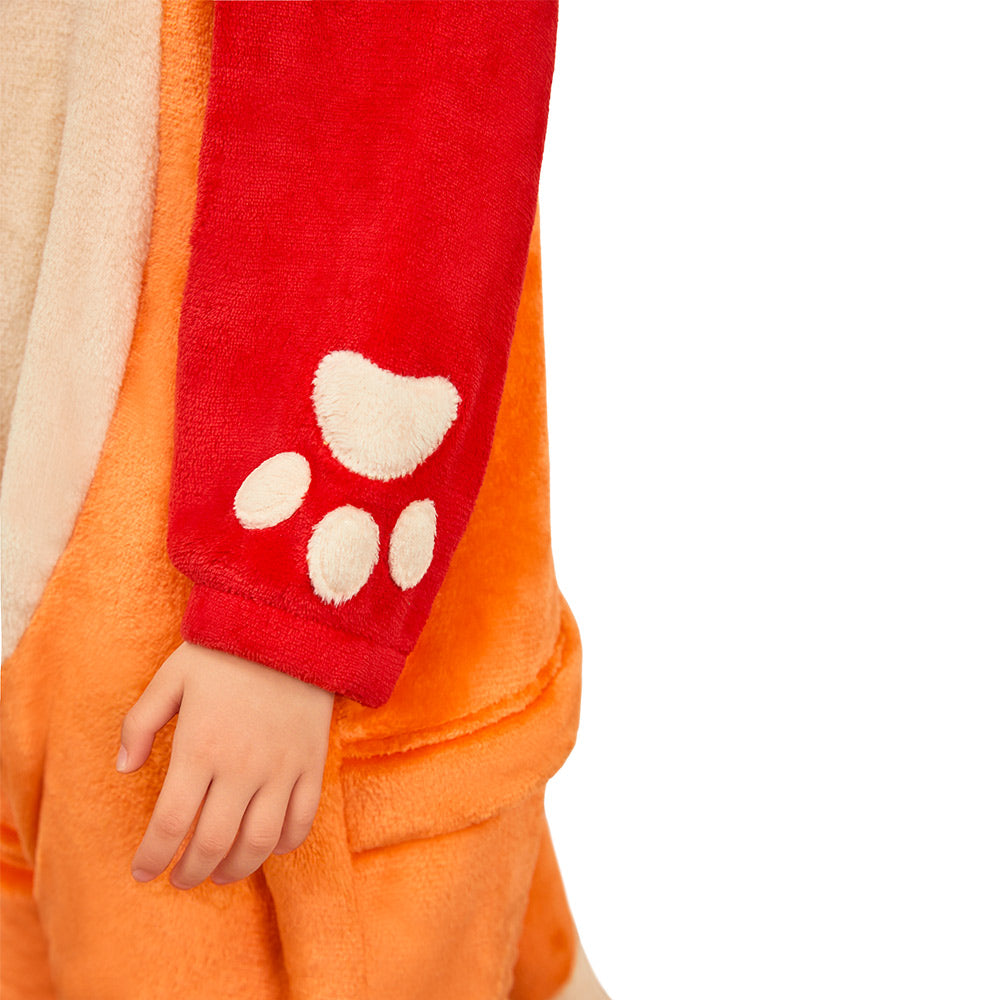 Kinder Bezaubernder Fuchs-Kinderstofftier Schlafanzug einteiliger Pyjama