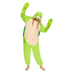 Erwachsene Unisex Meeresschildkröte Tier kostüm grün Schlafanzug einteiliger Pyjama