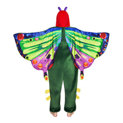 Erwachsene Unisex Schmetterling Tier kostüm grün Schlafanzug einteiliger Pyjama
