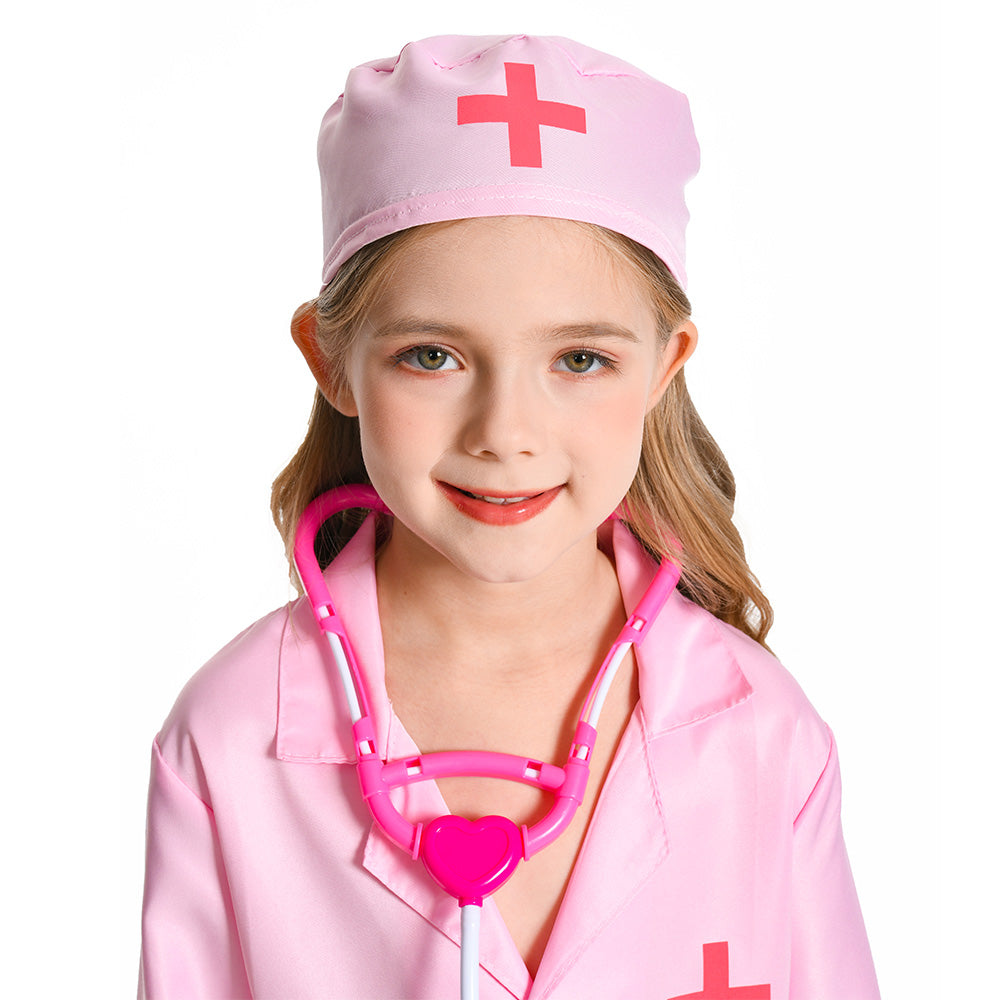 Kinder Kostüm Cosplay Outfits Halloween Karneval Anzug Kinderarzt Krankenschwester