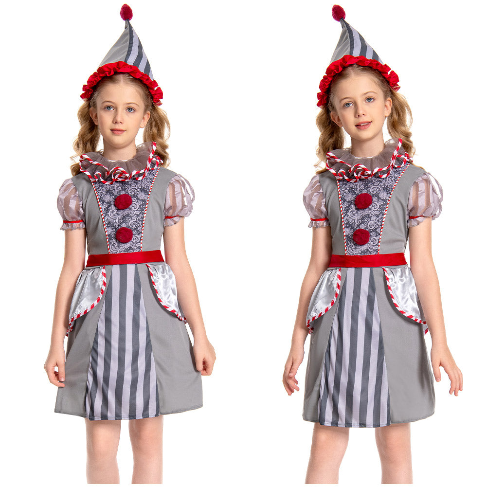 Kinder Mädchen Bühne Performance Kleidung Cosplay Kostüm Outfits Halloween Karneval Anzug