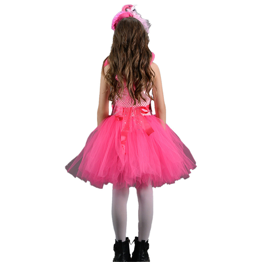 Kinder Mädchen tutu Kleid Hahn Cosplay Kostüm Outfits Halloween Karneval Anzug