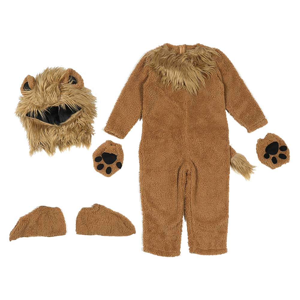Kinder Halloween Löwe Rollenspiel Onesie Bühne Cos Tier Kostüm Performance Kostüm
