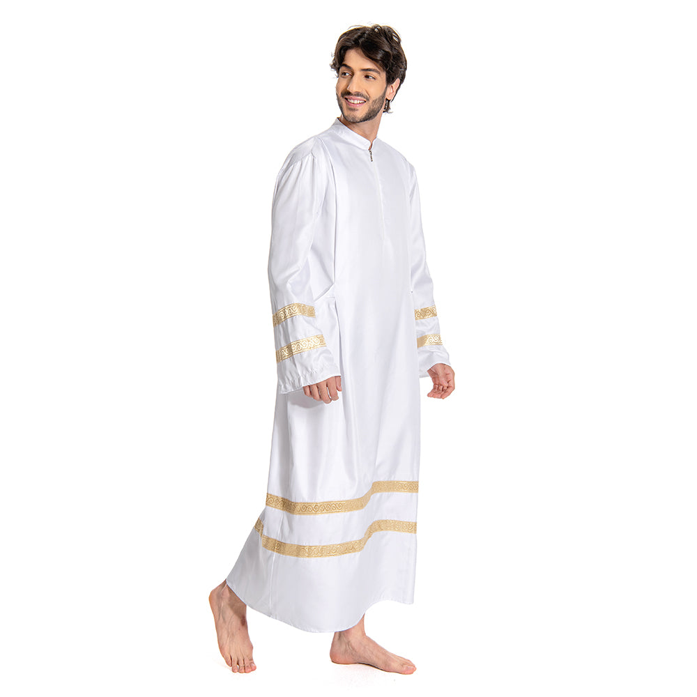 Mittelalterlicher Pastor Unisex Erwachsene Cosplay Kostüm Outfits Halloween Karneval Party Anzug
