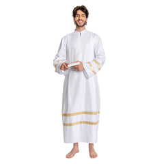 Mittelalterlicher Pastor Unisex Erwachsene Cosplay Kostüm Outfits Halloween Karneval Party Anzug