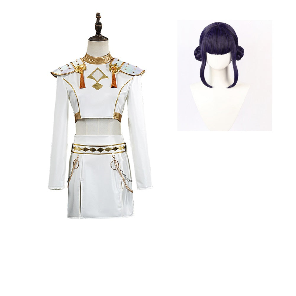 Huntrix Kpop Demon Hunters Kinder Mädchen Zoey Cosplay Kostüm Halloween Karneval party Anzug