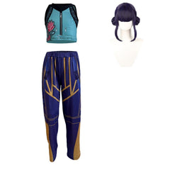 Kinder Mädchen Kpop Demon Hunters Zoey Cosplay Kostüm Halloween Karneval Party Anzug