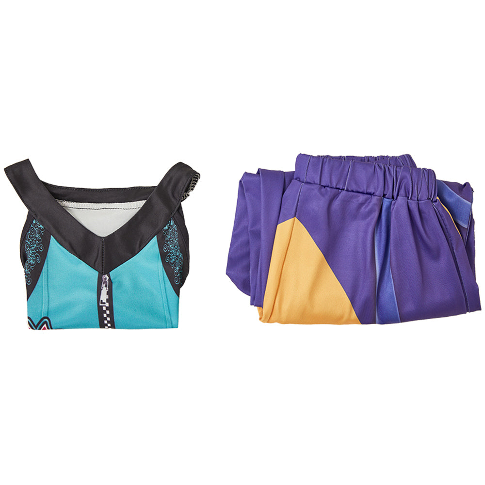 Kinder Mädchen Kpop Demon Hunters Zoey Cosplay Kostüm Halloween Karneval Party Anzug
