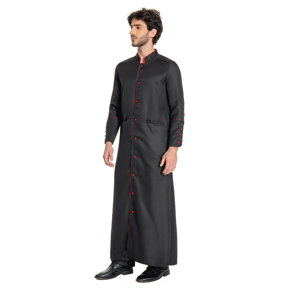 Mittelalterliche Halloween Christian Friar Priest Cosplay Kostüme Halloween Karneval Mantel