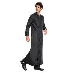 Mittelalterliche Halloween Christian Friar Priest Cosplay Kostüme Halloween Karneval Mantel