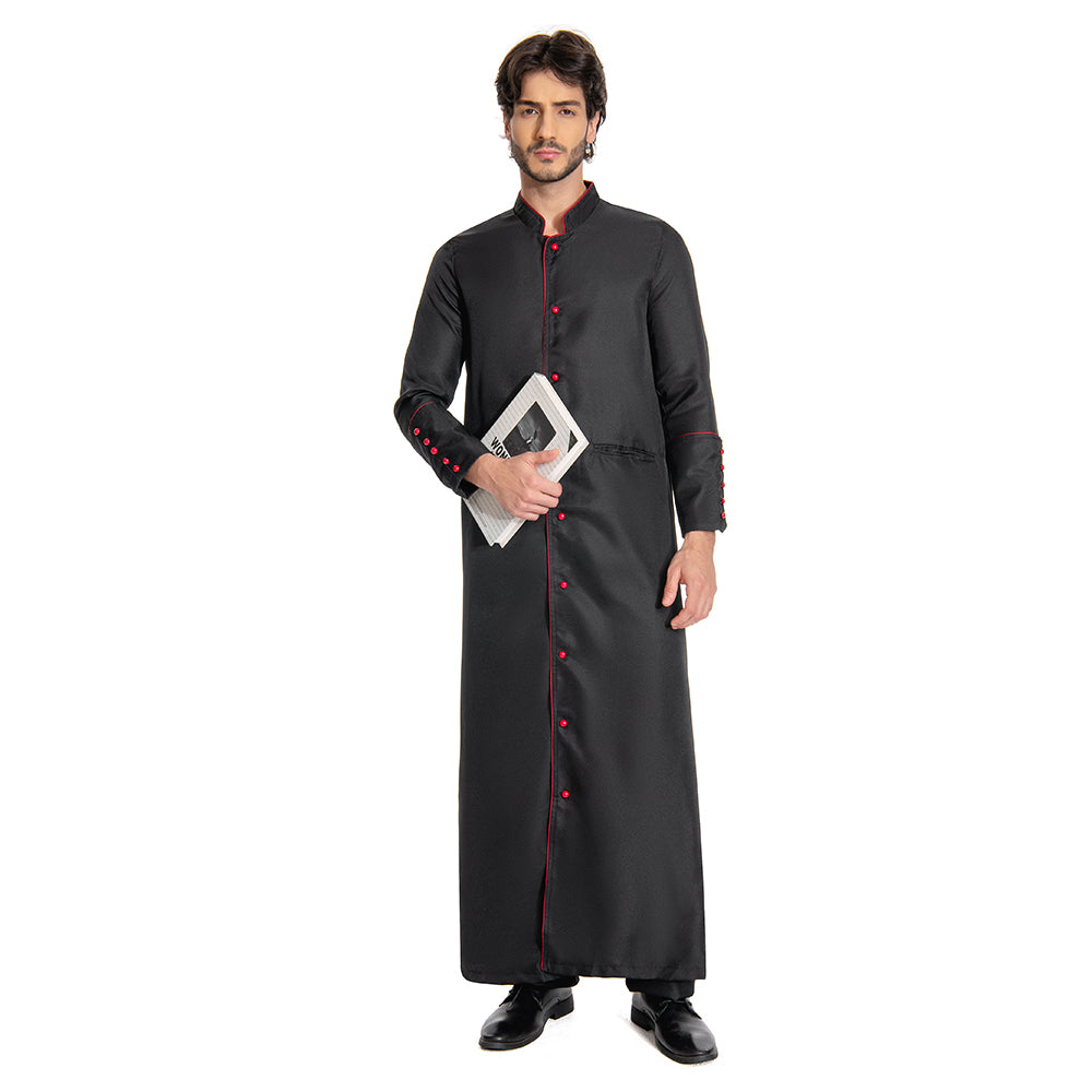 Mittelalterliche Halloween Christian Friar Priest Cosplay Kostüme Halloween Karneval Mantel