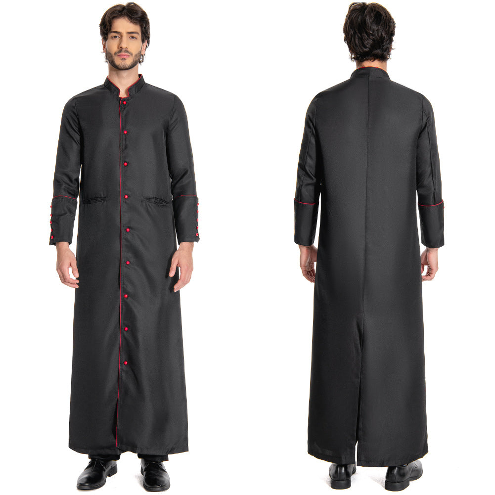 Mittelalterliche Halloween Christian Friar Priest Cosplay Kostüme Halloween Karneval Mantel