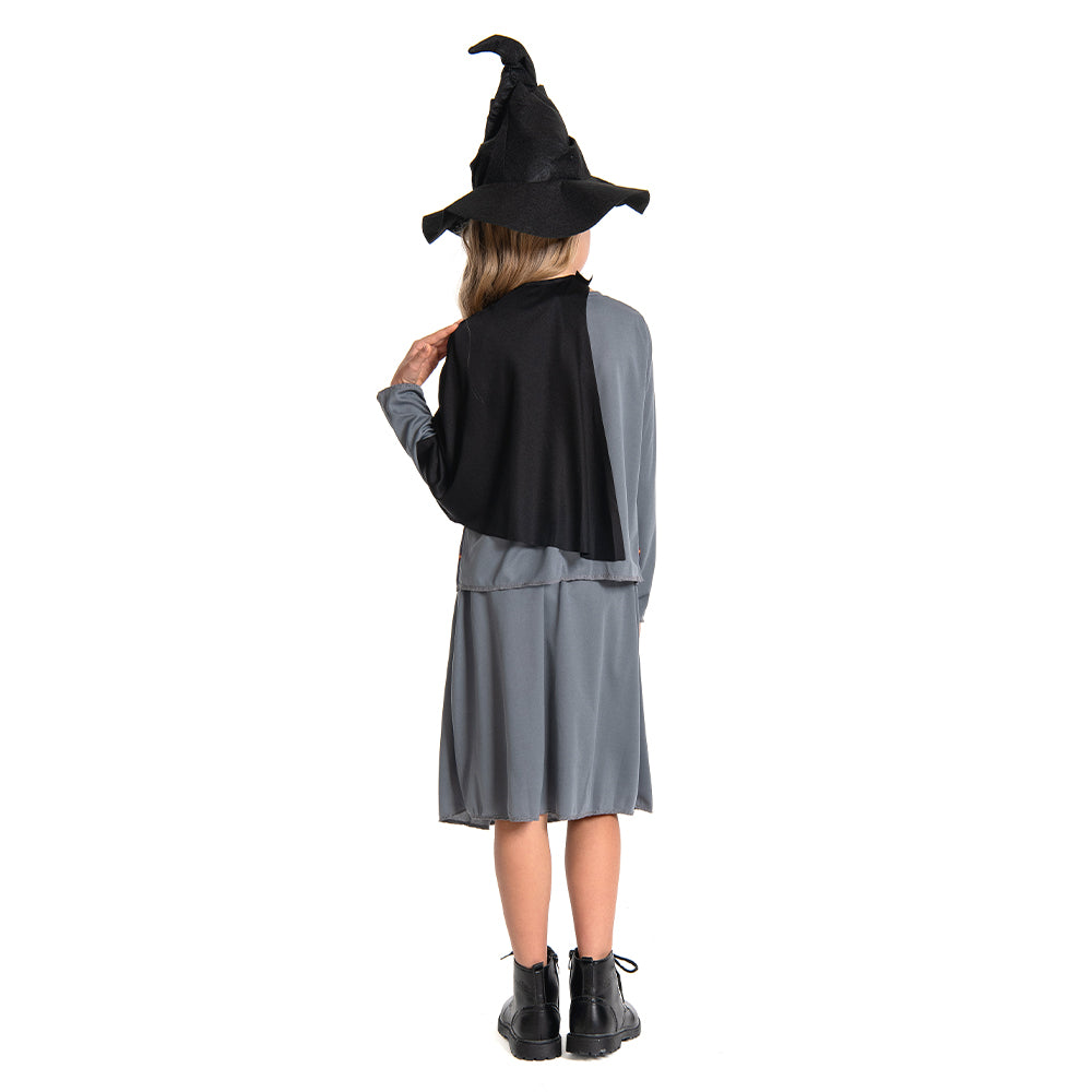 Kinder Mädchen Hexen Bühne Performance Kleidung Cosplay Kostüm Outfits Halloween Karneval Anzug