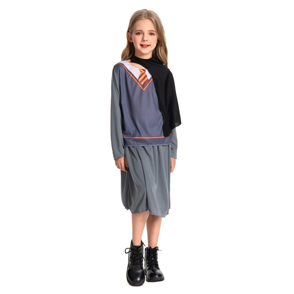Kinder Mädchen Hexen Bühne Performance Kleidung Cosplay Kostüm Outfits Halloween Karneval Anzug