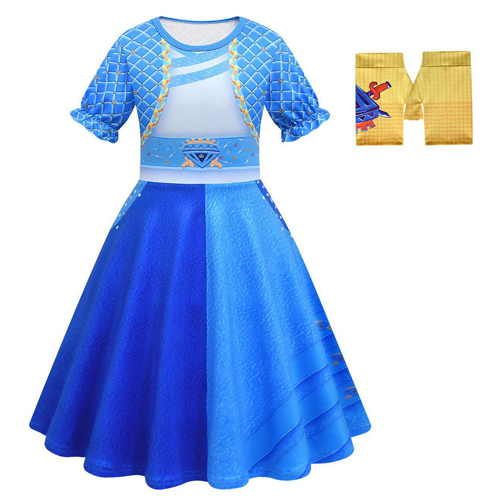 Kinder Mädchen Kleid Descendants: The Rise of Red- Red Cosplay Kostüm Outfits Halloween Karneval Anzug