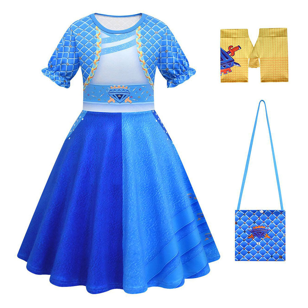 Kinder Mädchen Kleid Descendants: The Rise of Red- Red Cosplay Kostüm Outfits Halloween Karneval Anzug