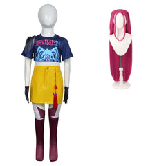 Huntrix Kinder Mädchen Kpop Demon Hunters Mira Cosplay Kostüm Halloween Karneval Party Anzug