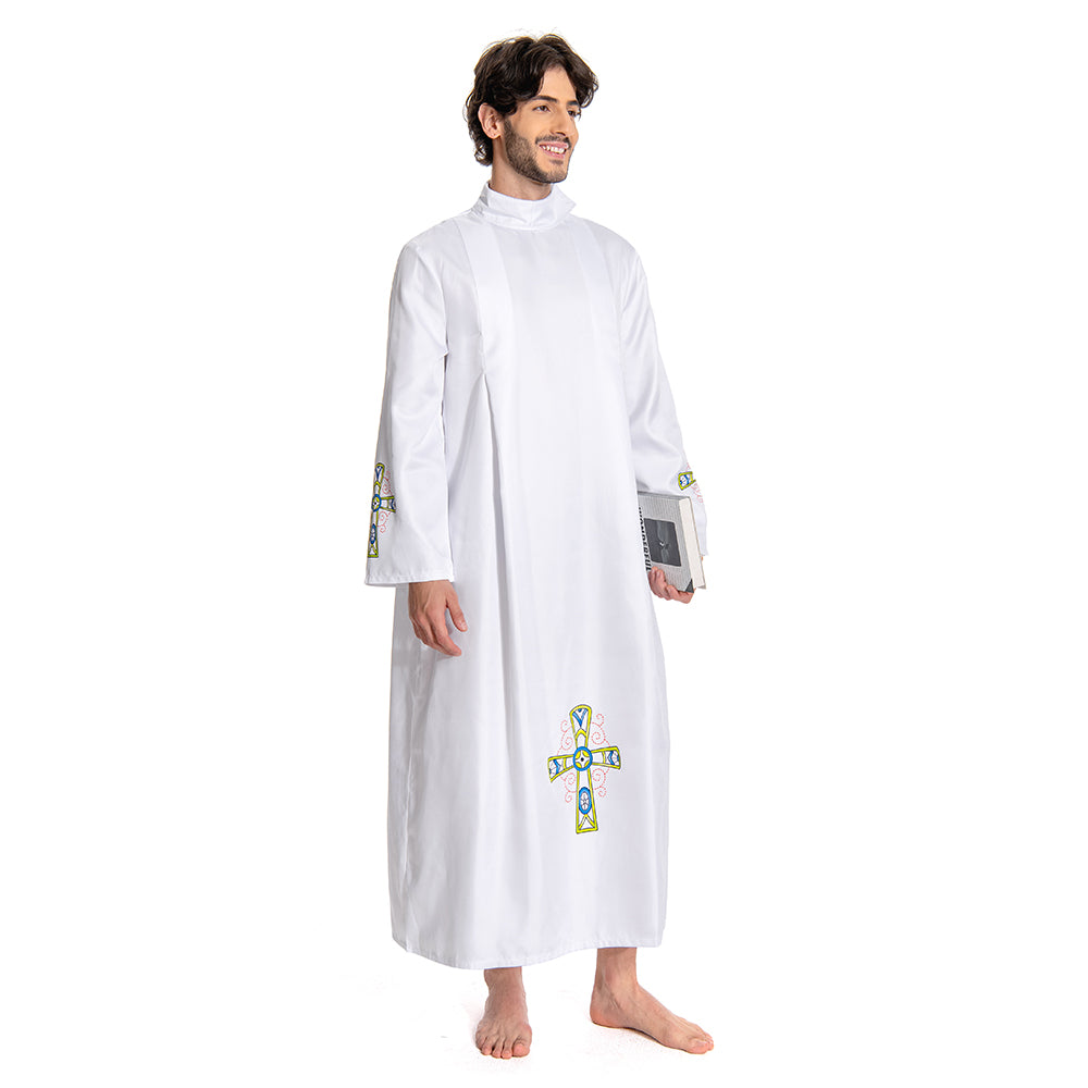 Herren pastor uniform Cosplay Kostüm Outfits Halloween Karneval Anzug