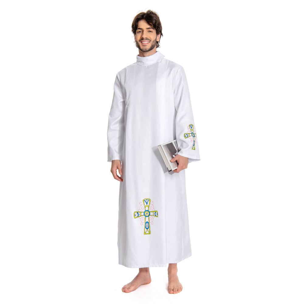 Herren pastor uniform Cosplay Kostüm Outfits Halloween Karneval Anzug