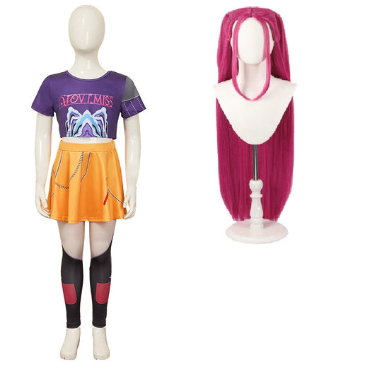 Kinder Mädchen Mira Kleid Cosplay Kostüm Halloween Karneval Party Anzug