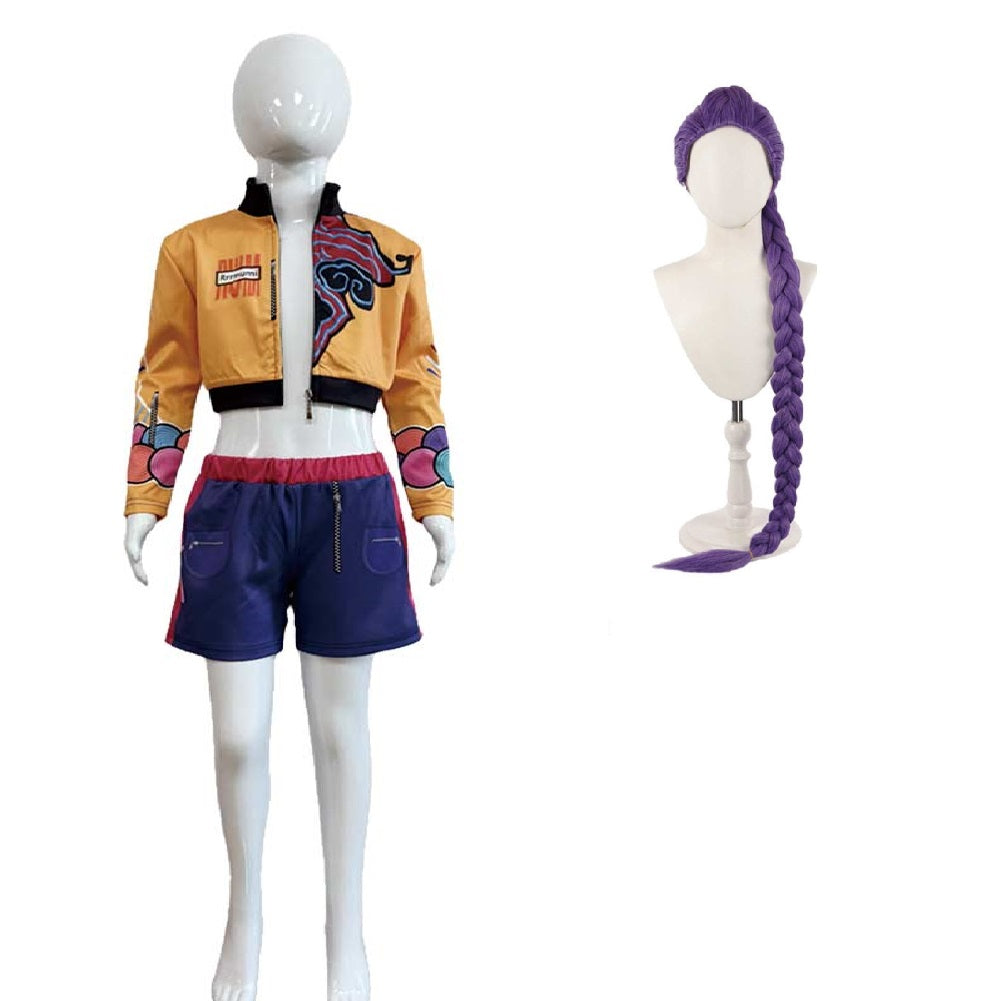 Kinder Mädchen Kpop Demon Hunters Cosplay Kostüm Halloween Karneval Party Anzug