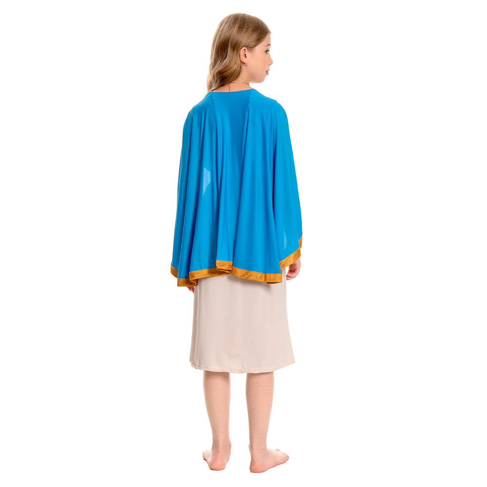 Mädchen The Virgin Mary Cosplay Kinder Parade Outfits Halloween Karneval Kostüm