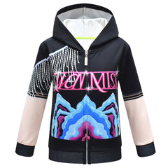 Kinder Mädchen Huntrix Kpop Demon Hunters Rumi Cosplay Hoodie 3D Druck Kinder Sweatshirt