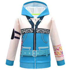 Kinder Mädchen Huntrix Kpop Demon Hunters Rumi Cosplay Hoodie 3D Druck Kinder Sweatshirt