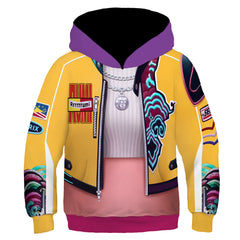 Huntrix Kinder Kpop Demon Hunters 3D Druck Hoodie Sweatshirt Rumi cosplay Hoodie