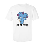 Erwachsene unisex Palworld Meme Depresso Kurzarm 3D Druck originall Top Rundhals T-Shirt