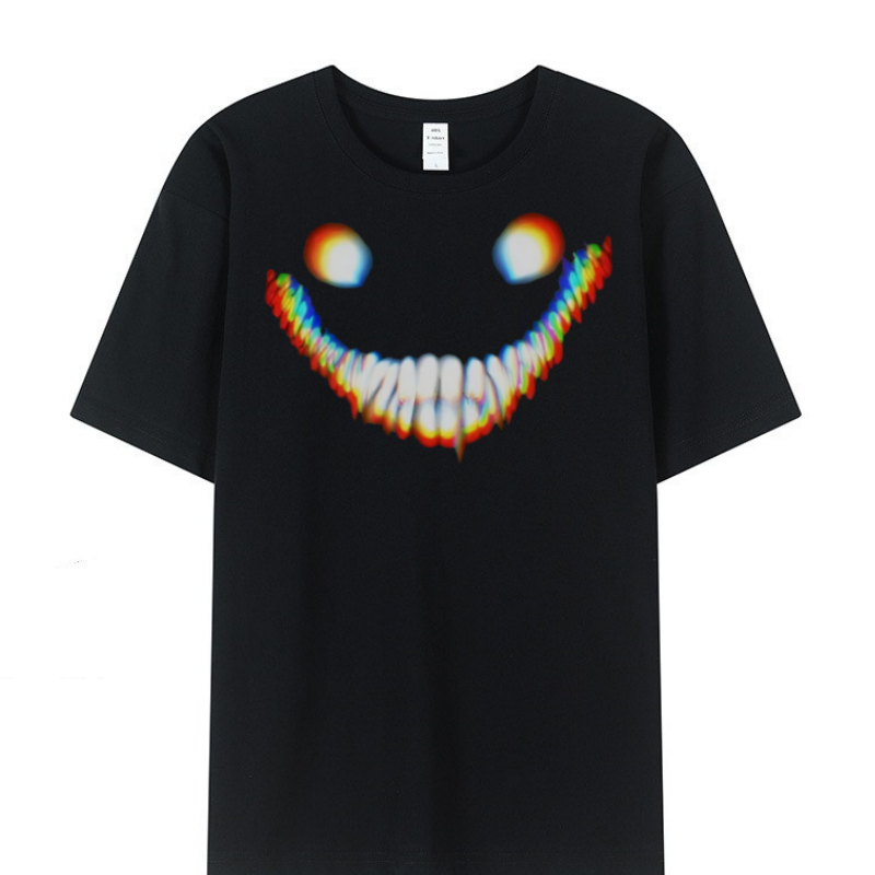 Herren Backrooms The Smilers T-shirt Sommer schwarz Outfits