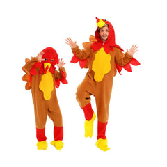 Erwachsene Kinder Türkei Cosplay Kostüm Outfits Halloween Karneval Anzug Thanksgiving Tier Performance Kostüm