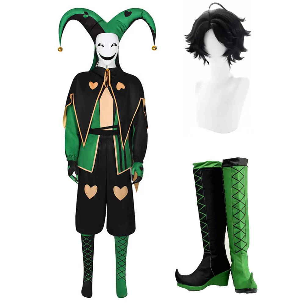 Erwachsenen-Zirkuskostüm The Freak Circus Kostüm Joker Halloween Karneval Cosplay Clown-Outfit