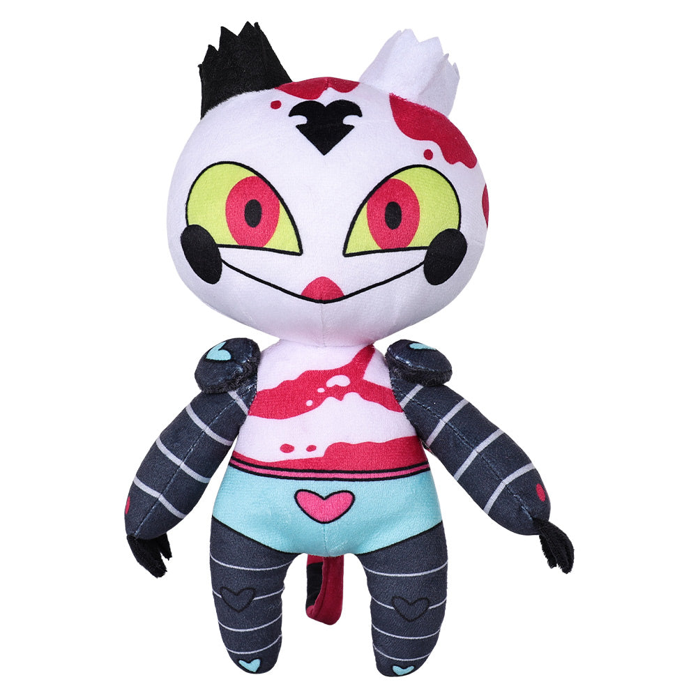 Hazbin Hotel Alastor Fizzarolli Verfluchte Katze Plüschtiere Cartoon weiche Plüschpuppen Maskottchen Geburtstag Weihnachten Geschenk