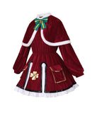 Kinder Mädchen Genshin Impact Klee Kostüm Weihnachten Kleid
