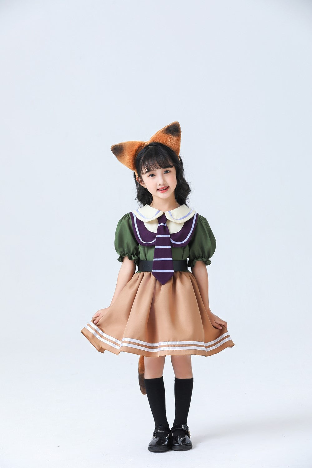 Kinder Mädchen Tier Fuchs Kostüm Lolita Kleid Mädchen Kleid