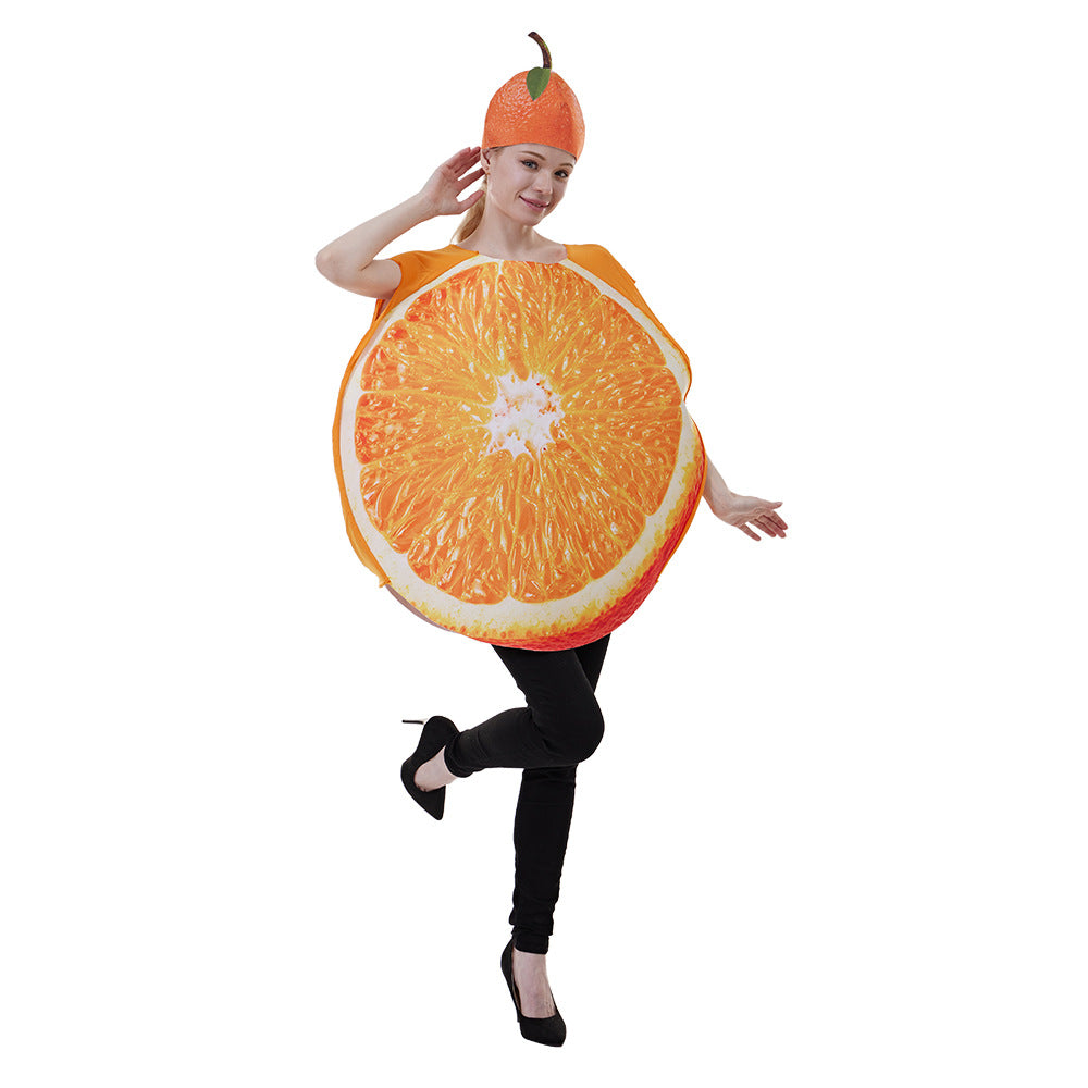 Erwachsene unisex Lustige Kostüme Mais Äpfel Orangen Cosplay Funny Kostüm Outfits Halloween Karneval Anzug