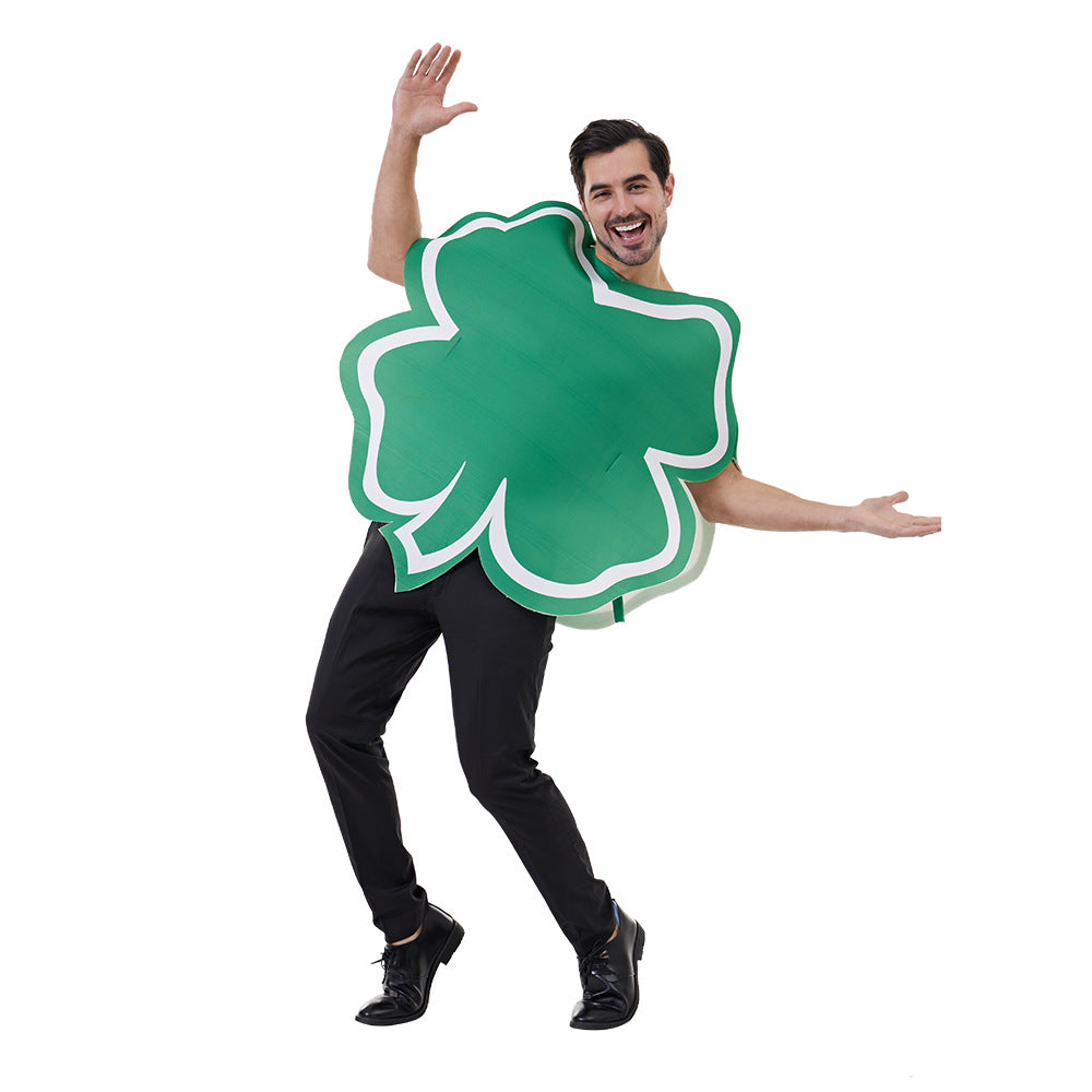 St. Patrick Cosplay Kostüm Kleeblatt Hut Party Halloween Karneval Anzug
