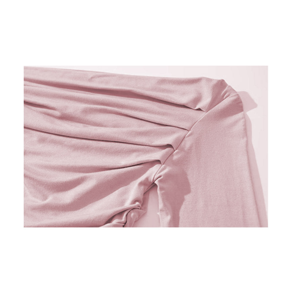 Damen Y2K Rosa Langarm Druck Shirt Sexy Top mit langen Ärmeln Alltag