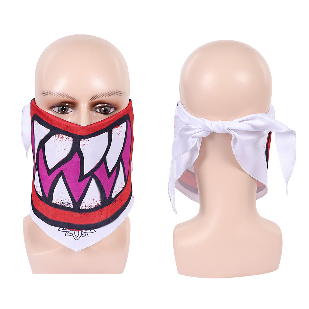 Super Mario schwarz Bowser Jr. Cosplay-Maske Halloween Karnevalskostüm-Accessoires