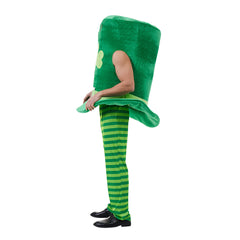 St. Patrick Cosplay Kostüm Kleeblatt Hut Party Halloween Karneval Anzug