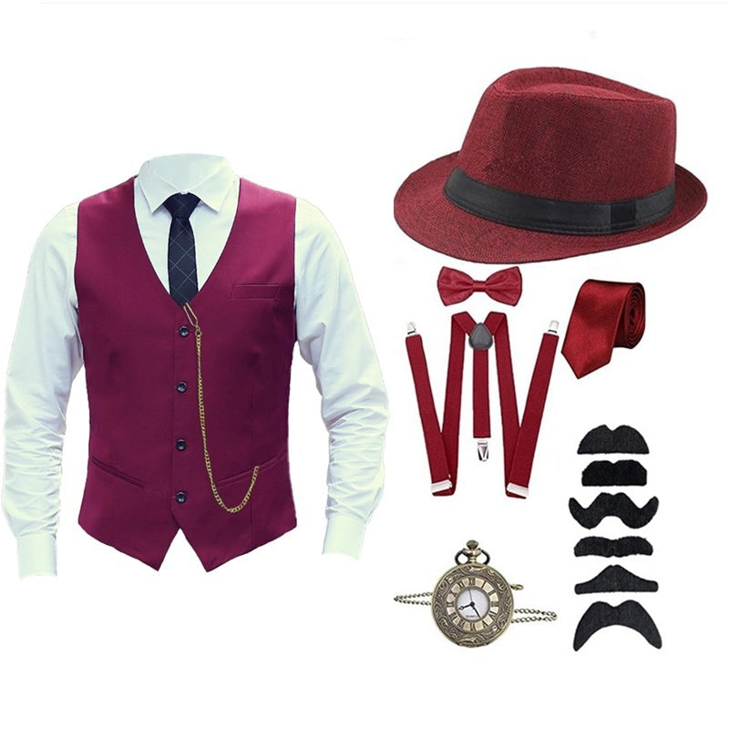 1920er Jahre Weste Kostüm für Herren Party Outfits
