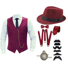 1920er Jahre Weste Kostüm für Herren Party Outfits