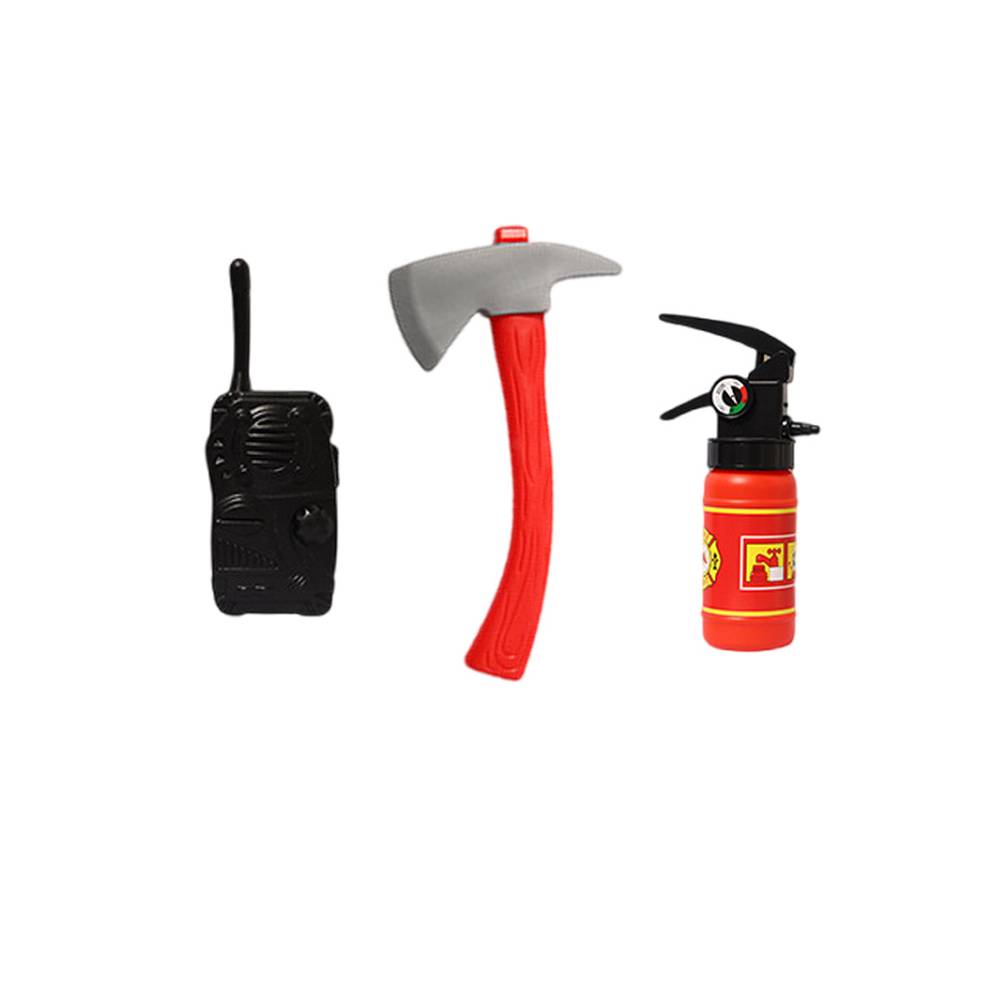 Kinder Feuerwehrmann Feuerwehrauto Cosplay Kostüme Kindergarten Kindertag und Halloween-Auftrittsoutfits