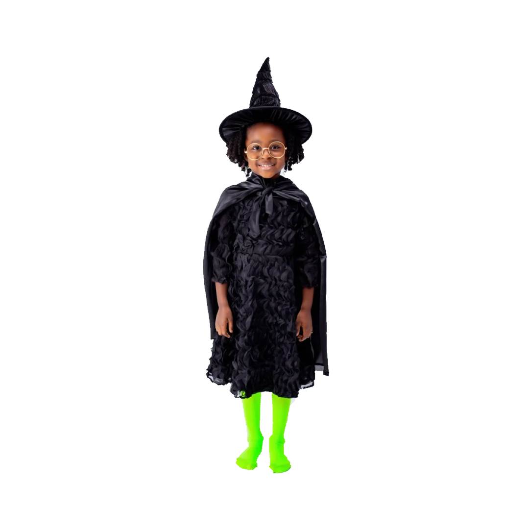Kinder Mädchen wicked Elphaba Wicked Cosplay Kostüm Outfits Halloween Karneval Anzug