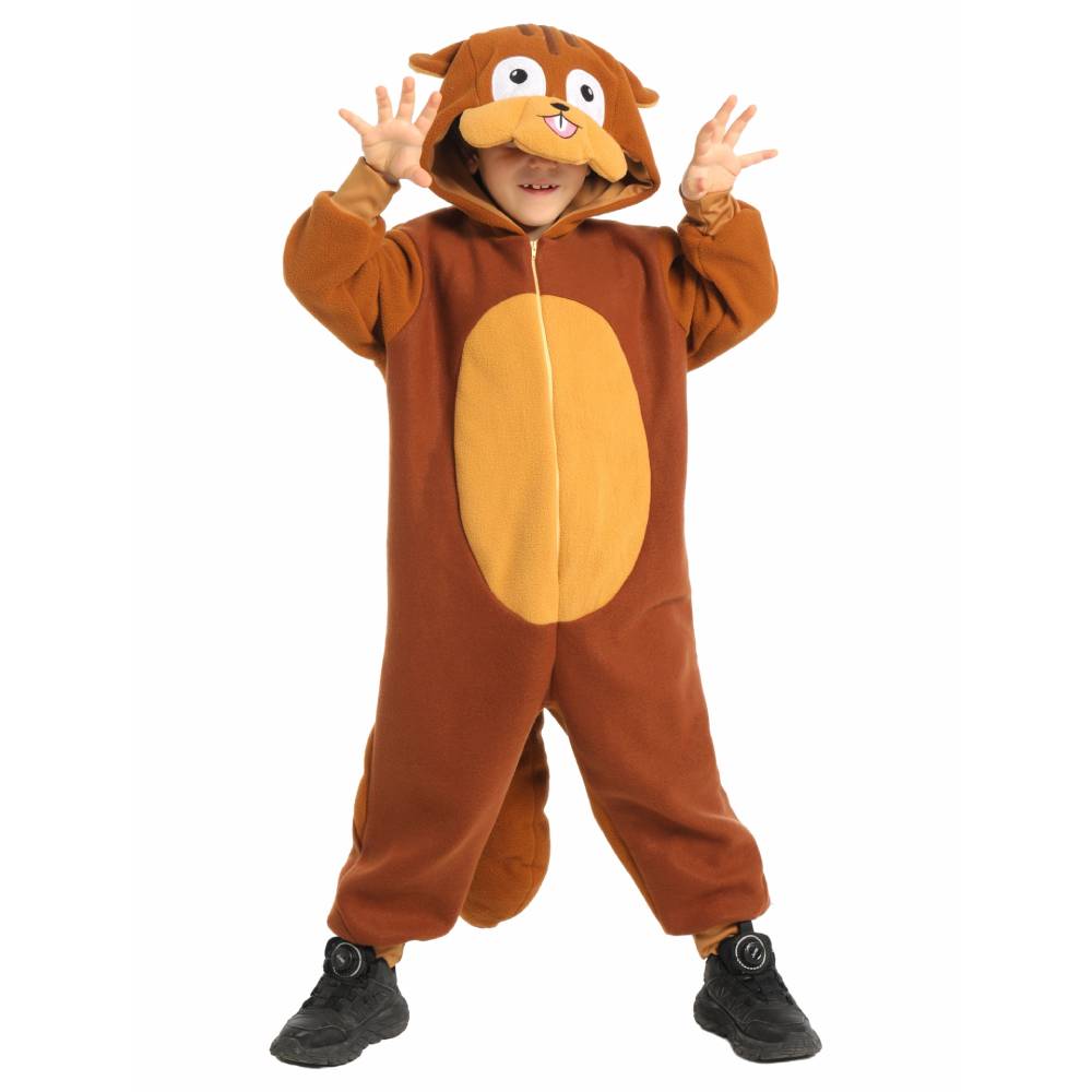 Kinder Eichhörnchen-Pyjama Halloween-Kostüm Tier Kostüm